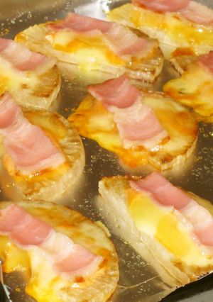 簡単☆大根で一口ピザ-レシピのメイン写真