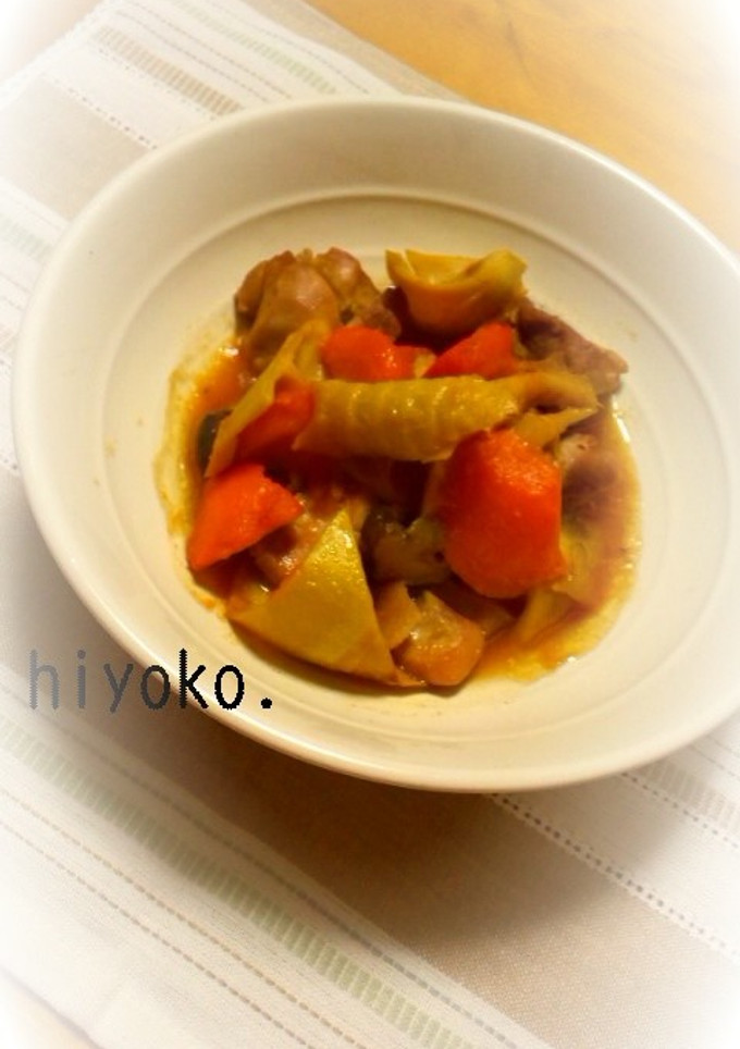 筍と鶏肉のほっこり煮物-レシピのメイン写真
