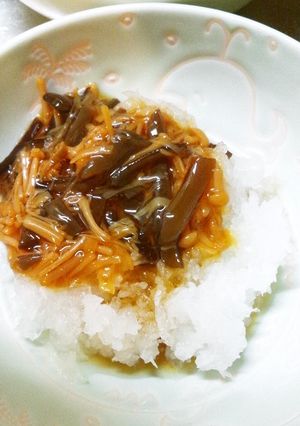 簡単おつまみ☆なめ茸と大根おろしの和え物-レシピのメイン写真