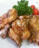 【片栗粉+小麦粉】でカラッと唐揚げ