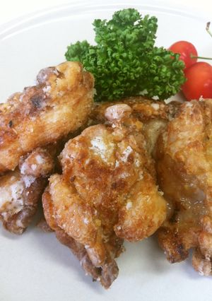 【片栗粉+小麦粉】でカラッと唐揚げ-レシピのメイン写真