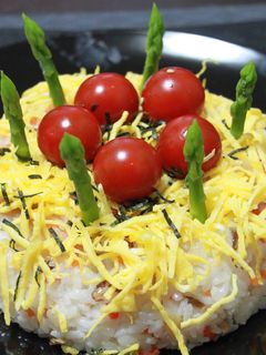 ちらし寿司ケーキ-レシピのメイン写真