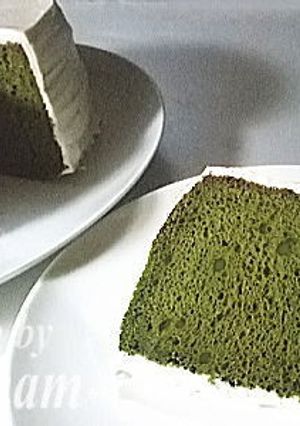 抹茶のシフォンケーキ-レシピのメイン写真