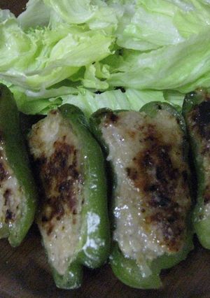 リメイク！？ニンニク香るピーマンの肉詰め-レシピのメイン写真