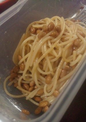 簡単！！混ぜるだけ！！和風納豆パスタ-レシピのメイン写真