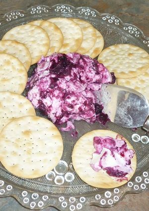 クリームチーズとブルーベリーのオードブル-レシピのメイン写真