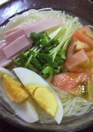 冷し塩そうめん♪-レシピのメイン写真