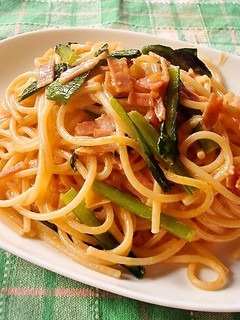 ベーコンと小松菜のコチュマヨパスタ-レシピのメイン写真