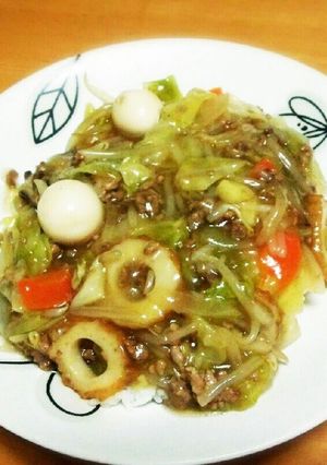 あっさ～り旨い！キャベツで作る中華丼-レシピのメイン写真