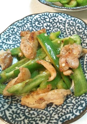 シンプルが美味しい！鶏肉ピーマン炒め-レシピのメイン写真
