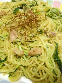 塩麹で♪【ツナと水菜の塩焼そば】-レシピのメイン写真
