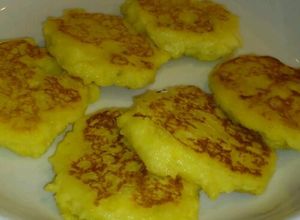 さつまいもと豆腐のお焼き風パンケーキ-レシピのメイン写真