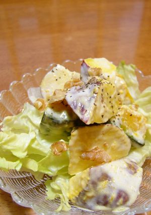 かぼちゃとさつま芋のサラダ☆デパ地下風-レシピのメイン写真