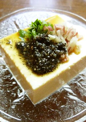 ごま塩ダレ豆腐(o^∀^o)-レシピのメイン写真