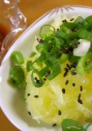 夏の一品♪素麺かぼちゃのそうめん風-レシピのメイン写真
