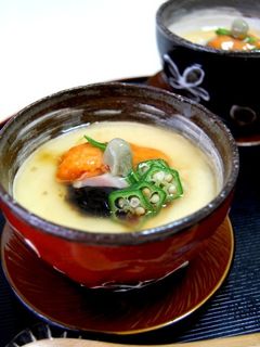 ウニと鯛の茶碗蒸し-レシピのメイン写真
