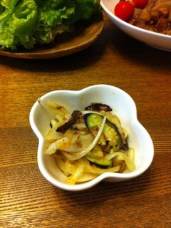 新玉ねぎと生キクラゲ 酢の物-レシピのメイン写真