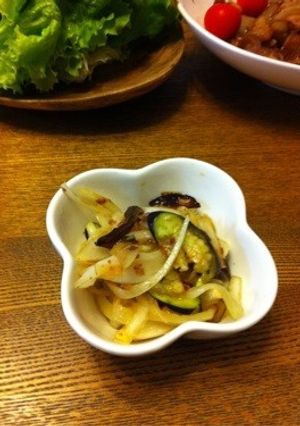 新玉ねぎと生キクラゲ　酢の物-レシピのメイン写真