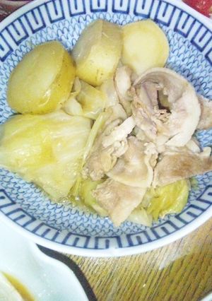 キャベツと豚肉の煮物-レシピのメイン写真