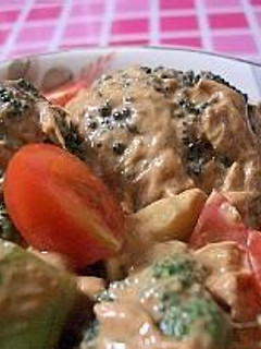 ブロッコリーの味噌ヨーグルト和え-レシピのメイン写真