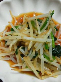 ほうれん草ともやしの簡単和え物-レシピのメイン写真