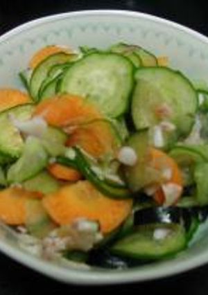 野菜の塩イカ和え-レシピのメイン写真