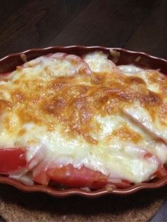 簡単すぎる☆トマトのチーズ焼き-レシピのメイン写真