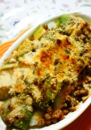 納豆とアボカドライスのオーブン焼き-レシピのメイン写真