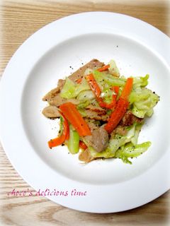 豚ロースとキャベツの塩麹炒め-レシピのメイン写真