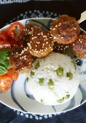 野菜もたっぷりフワフワつくね-レシピのメイン写真
