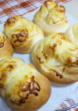 朝食用☆チーズマヨネーズパン-レシピのメイン写真
