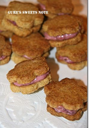 桜とチェリーのチーズサンドクッキー-レシピのメイン写真