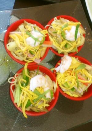 ～七夕～冷やし中華をおしゃれに(☆_,☆-レシピのメイン写真