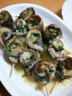 鰯ロールのオープン焼き-レシピのメイン写真