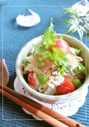 カッテージチーズと塩昆布の梅風味サラダ-レシピのメイン写真
