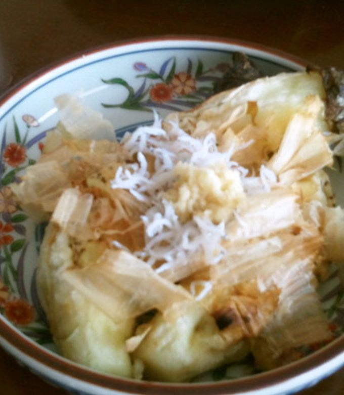 魚焼きグリルde　焼き茄子のじゃこ添え-レシピのメイン写真