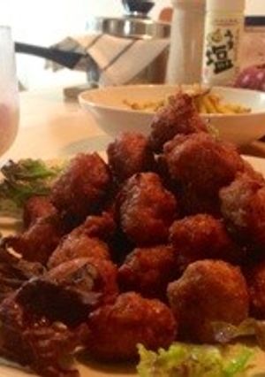 ぱくぱく進む松葉ボール(肉団子)。-レシピのメイン写真