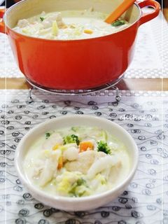 *とろ~り♪鶏むね肉と白菜のクリーム煮*-レシピのメイン写真