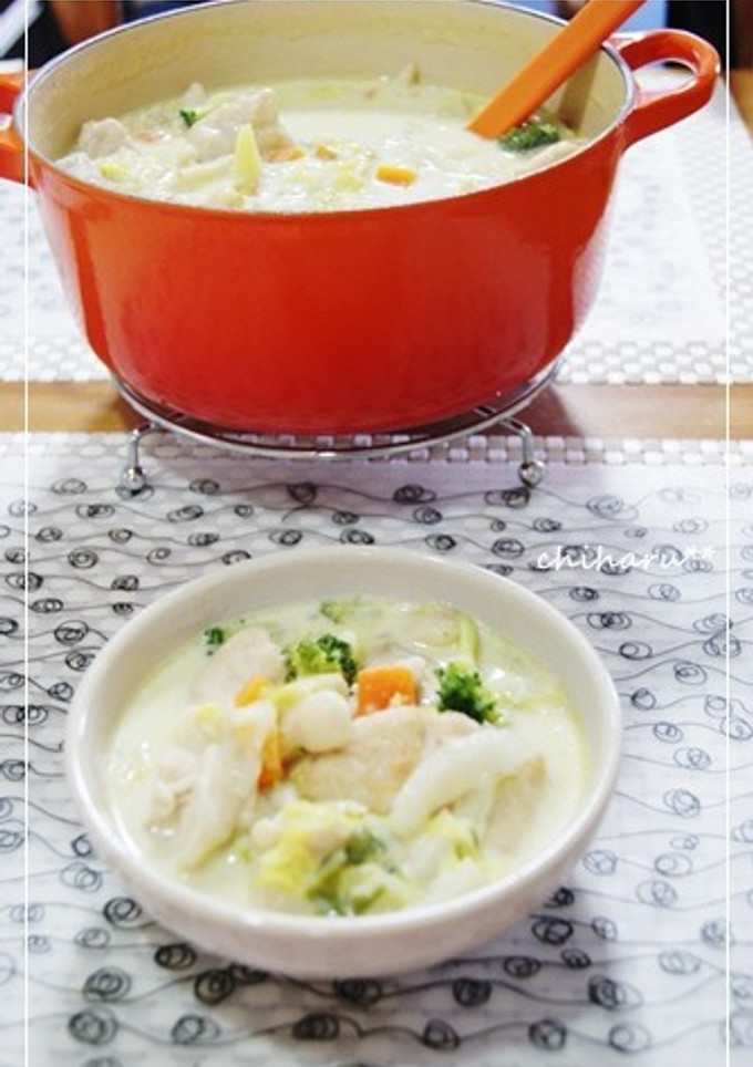 *とろ～り♪鶏むね肉と白菜のクリーム煮*-レシピのメイン写真