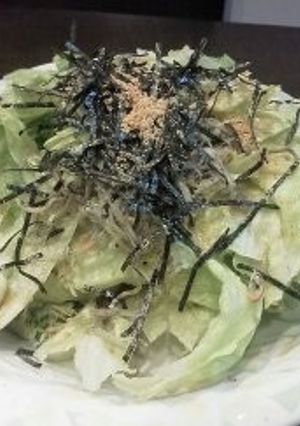 カルシウム満点レタスとじゃこのサラダ-レシピのメイン写真