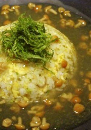 和風なめこのあんかけチャーハン-レシピのメイン写真