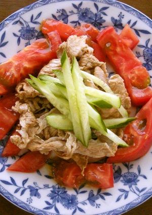 サッパリ豚肉のサラダ風-レシピのメイン写真
