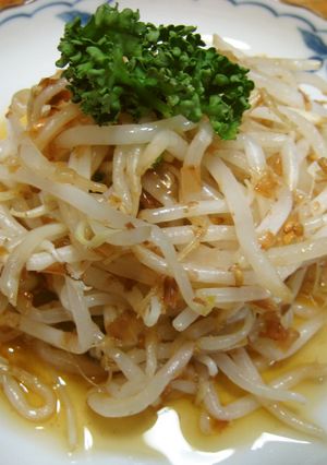 チン♪もやし・酢・めんつゆ・おかかあえ-レシピのメイン写真