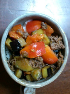 夏野菜丼-レシピのメイン写真