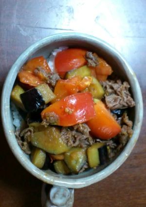 夏野菜丼-レシピのメイン写真