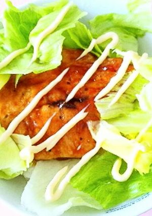 安くて簡単！照り焼きチキン丼-レシピのメイン写真