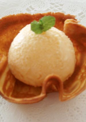 アイスクリーム・ワッフル-レシピのメイン写真