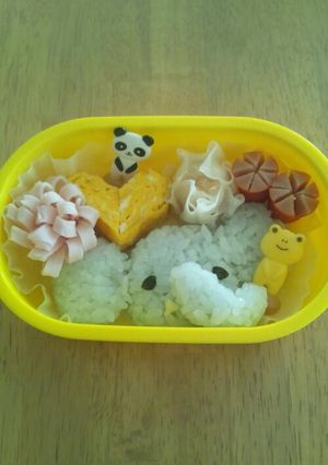 幼稚園お弁当✩ゾウさん-レシピのメイン写真