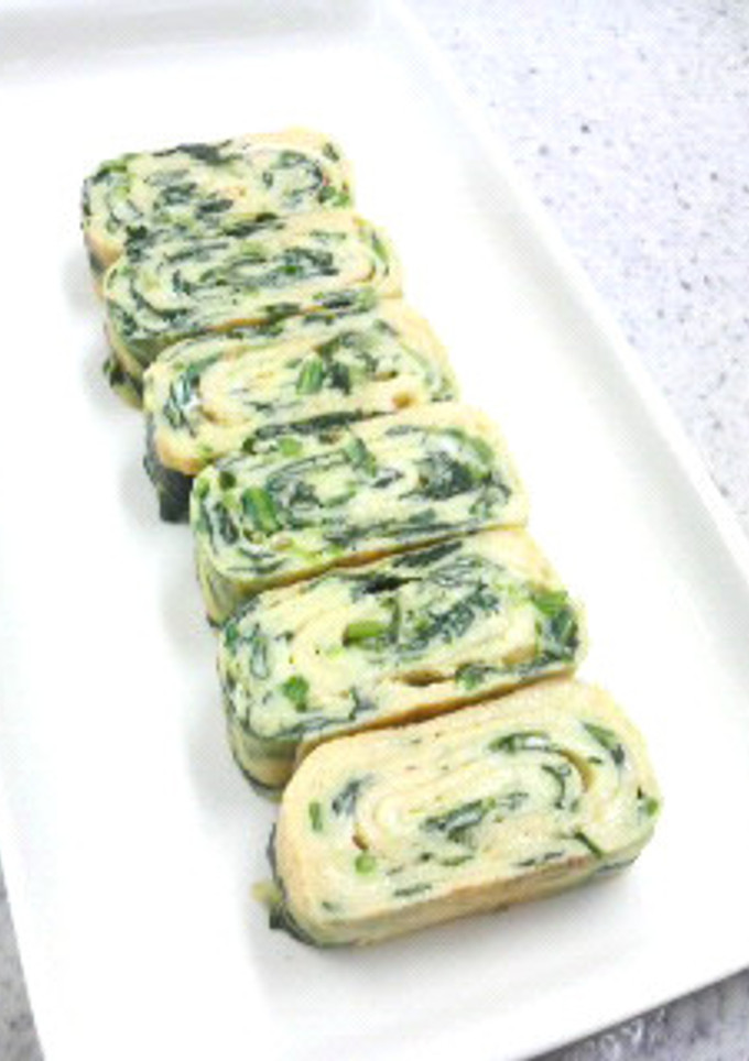娘が大好きなほうれん草の卵焼き♪-レシピのメイン写真