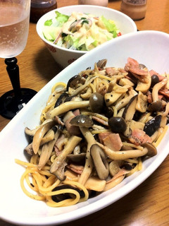 きのこの醤油バターパスタ-レシピのメイン写真